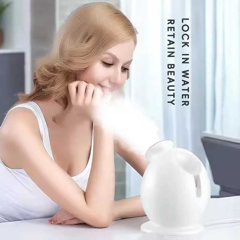 Home Salon Sauna Hydration Vaporizer Facial Steamer Humidifier Hot Nano Mist Sprayer Moisturizing Face Skin Care Nebulizer XJ250607