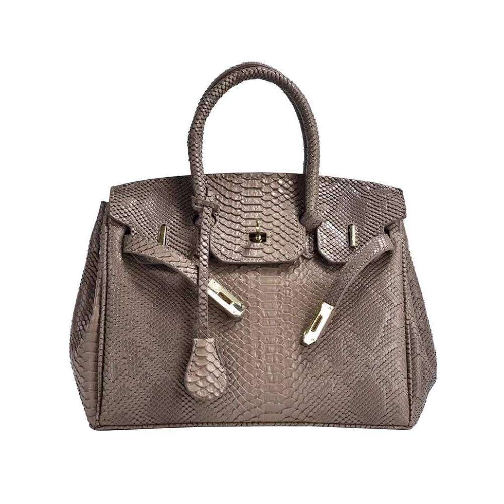 Model Room Wardrobe Soft Decoration Luxury Snake Skin Pattern Elegant Handbag Shoulder Crossbody Women s Bag