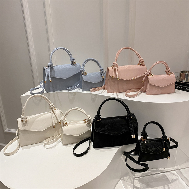 designer Minimalist Retro Small Square Bag for Women 2025 New Spring Fashion Casual Handbag Trendy Shoulder Crossbody Bag