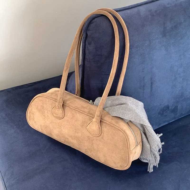 Simple Suede Stick Bag For Women Reliable And Versatile Armpit Bag Womens Autumn And Winter New Shoulder Bag handbag XJ250605