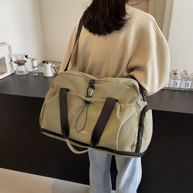 New Fiess Dry Wet Separation Training Sports Backpack Portable Large Capacity Handheld Lage Short Trip Travel Bag for Women