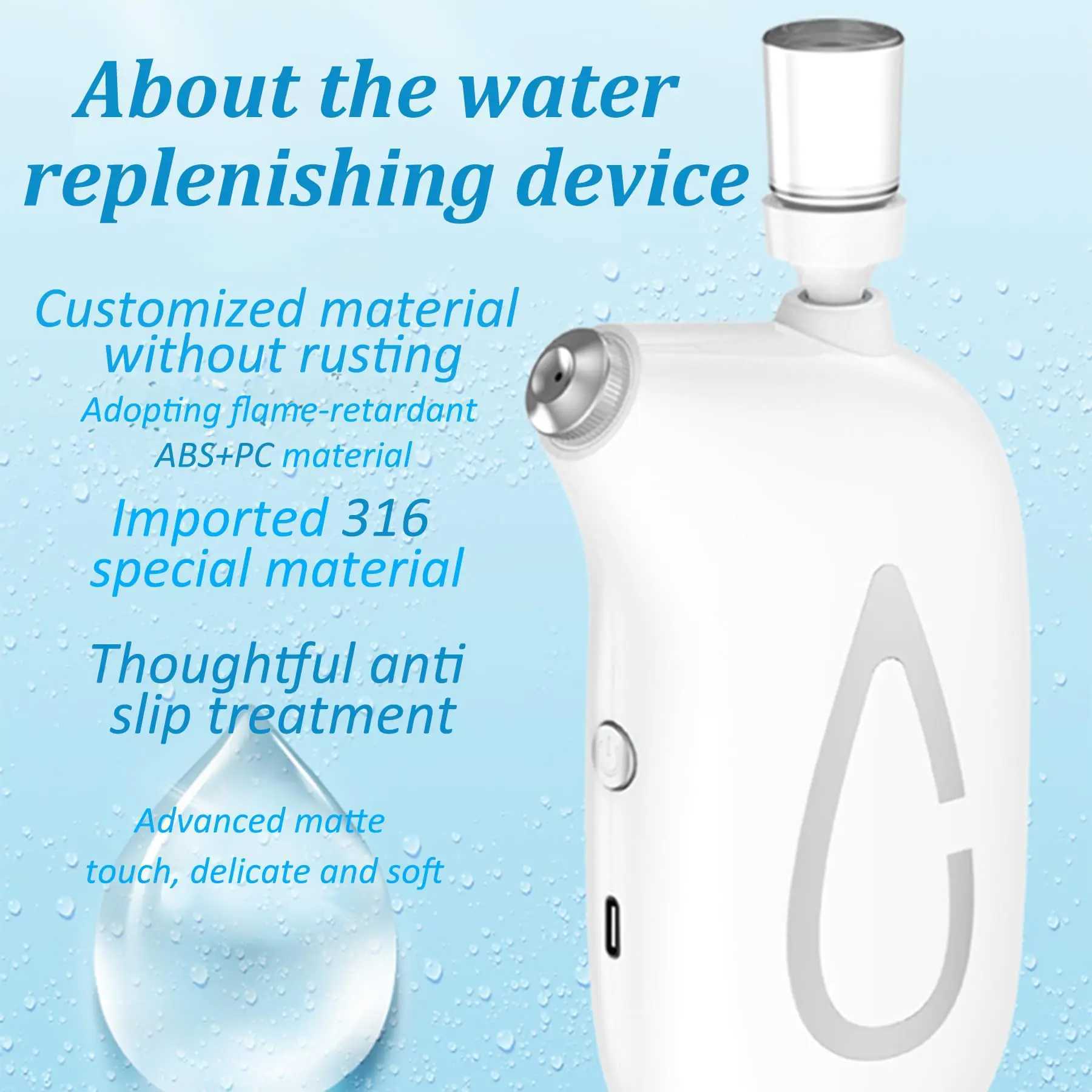 Facial Steamer Ionic Hot Mist Facial Heating Sprayer Pore Cleaner Skin Moisturizing SPA Humidifier Atomizer Home Skin Care Tool XJ250607