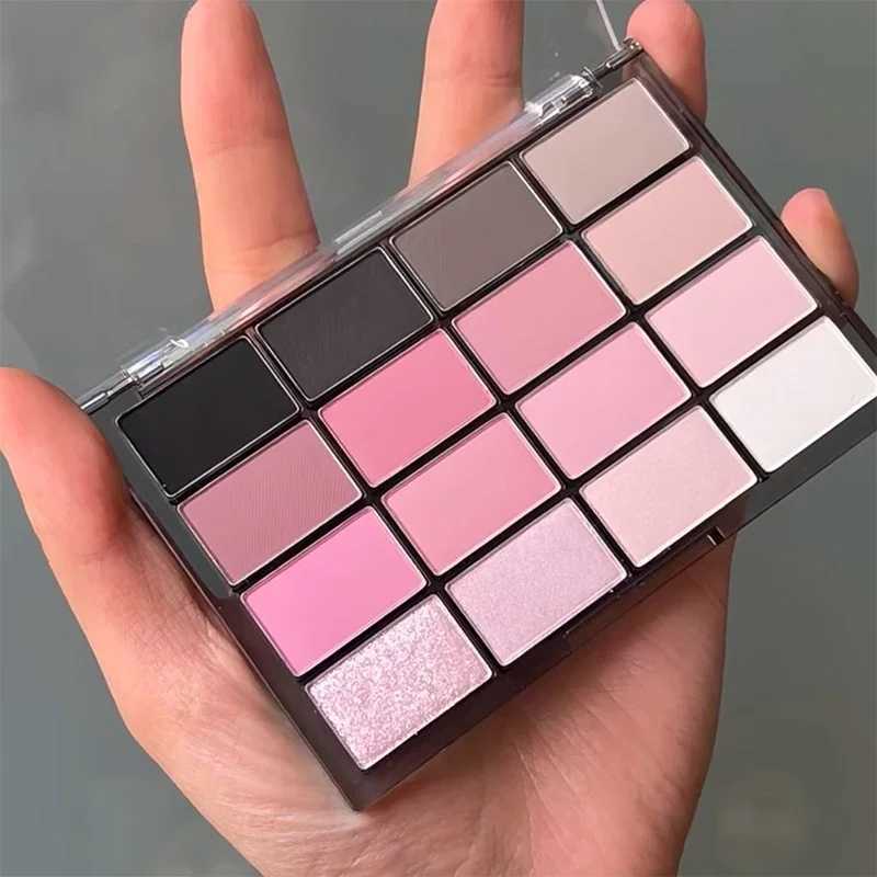 6 Color Korean Eyeshadow Palette Matte Pearlescent Low Saturation Long Lasting Brown Pink Glitter Eye Shadow Eye Makeup Palette W250605
