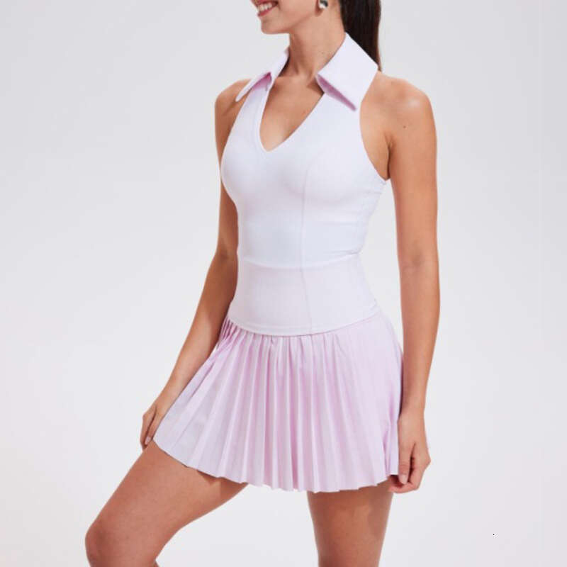 DHessentials New Quick-Dry Tennis Women, Anti-Exposure, with Pocket, Fitness Skirt for Outdoor Running Sports