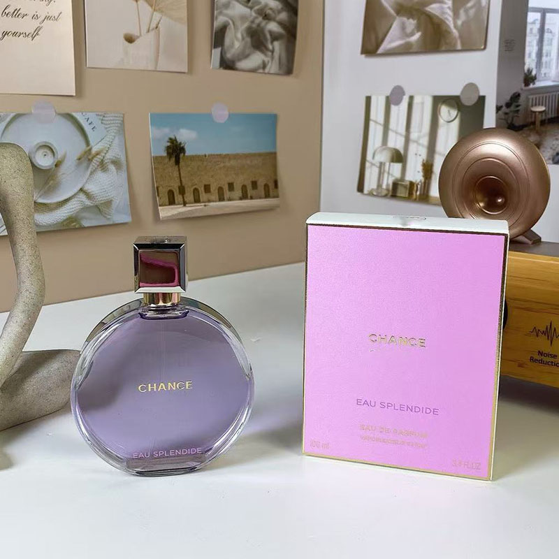 Stock Brand Perfume Women 100 ML EDP Body Spray Cologne CHANCE EAU SPLENDIDE Natural Long Lasting Pleasant Fragrance Ladies Charming Scent EAU DE PARFUM 3.4 FL.OZ