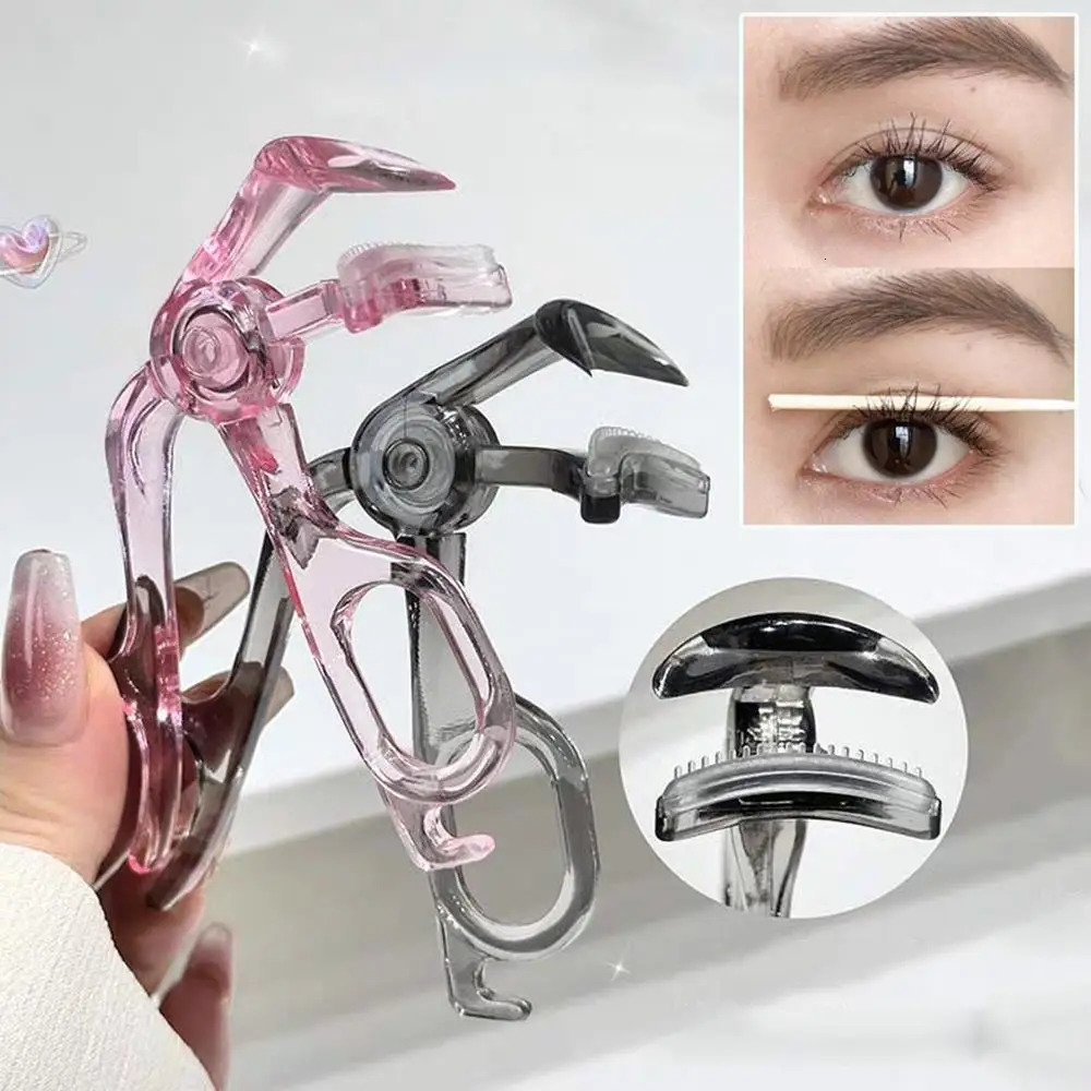 Portable Wide-Angle Eyelash Clip Lasting Eyelash Curler with Frameless Toothed Comb Professional Curling Tool Eye Makeup Tool 250604