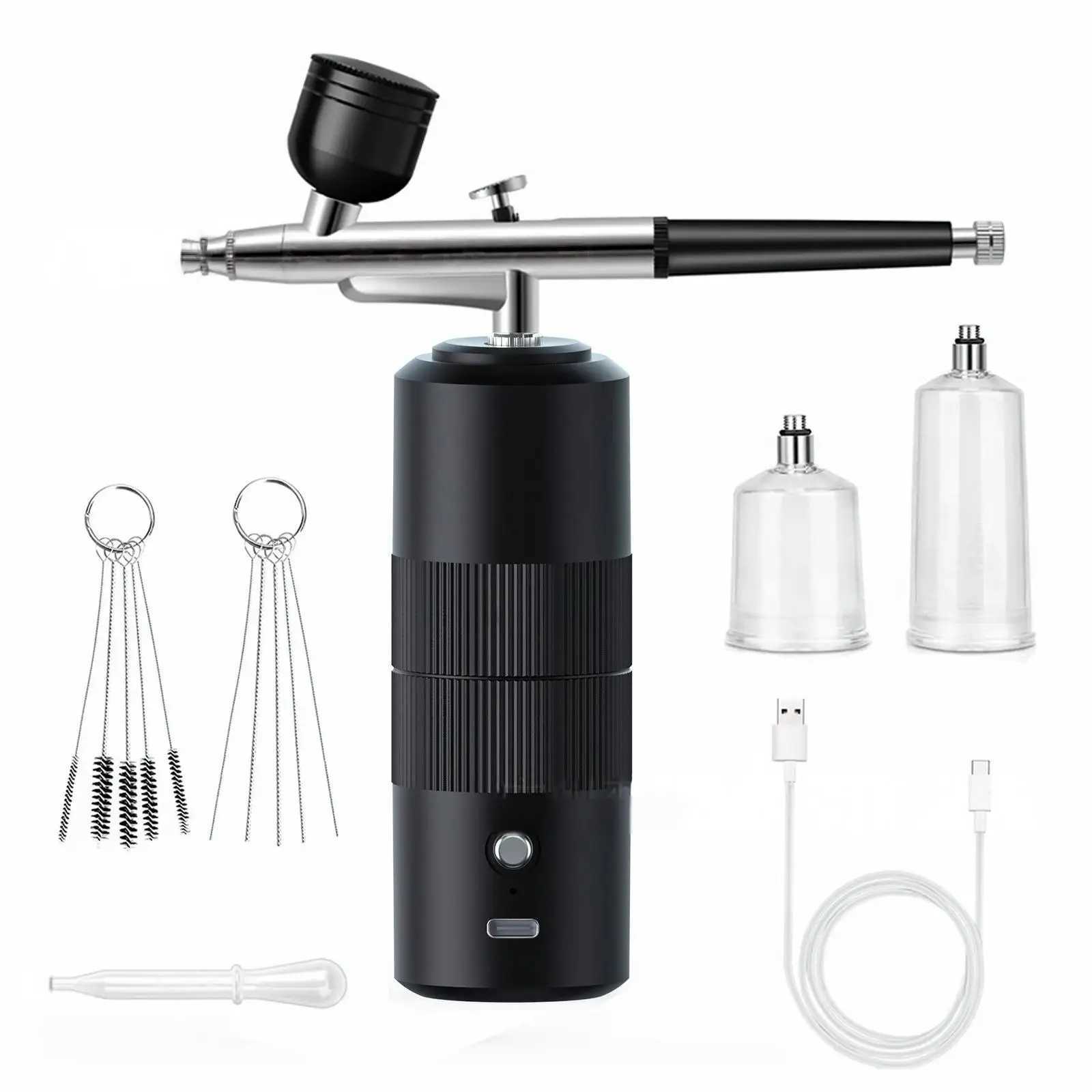 Professional High-Pressure Oxygen Infusion Sprayer - Facial Mist Sprayer for Home Use Nail Art Model Painting Beauty Equipment XJ250607