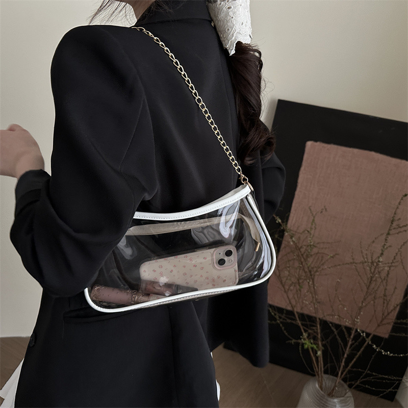 designer Vintage Texture 2025 Handheld Underarm Bag Stylish Korean Casual Niche Design Simple Commuter Solid Color Crossbody Bag