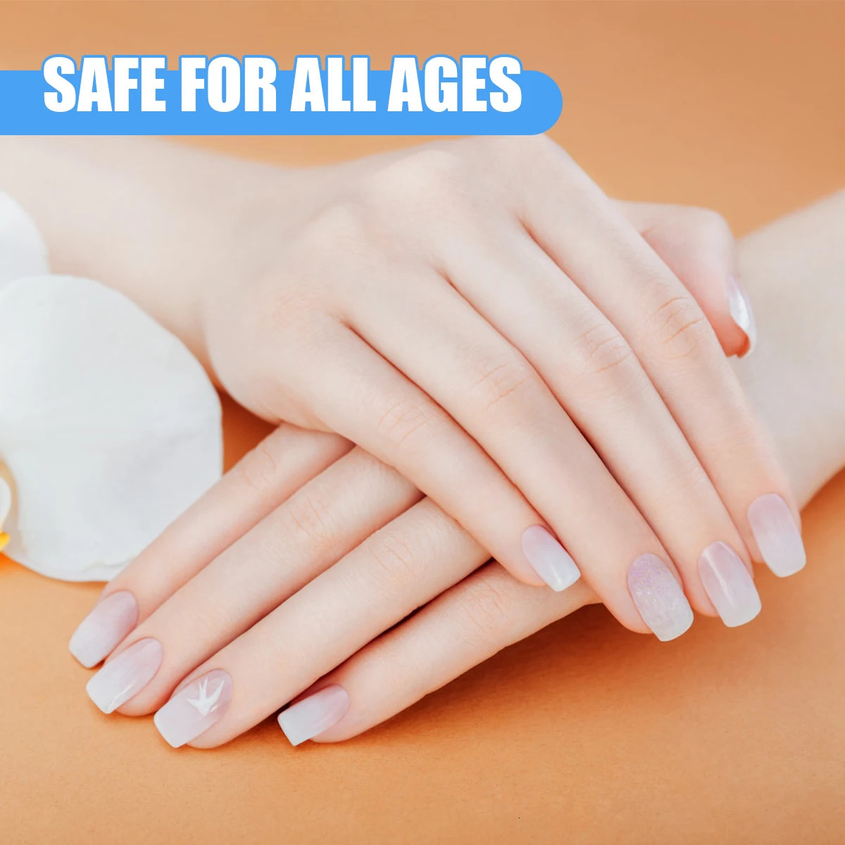 3pcs Crystal Glass Nail File with Case Glass Fingernail File Professional Manicure Tool Washable Reusable Double-Sided 250605