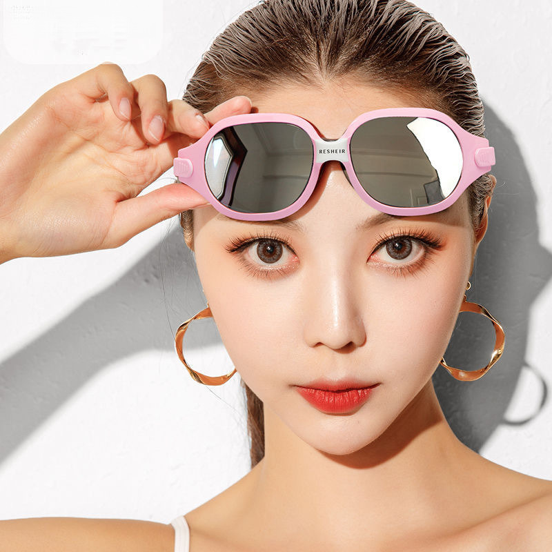 Adult Anti-Fog Mid-Frame Electroplated HD Diving Swimming Fashionable Swim Goggles