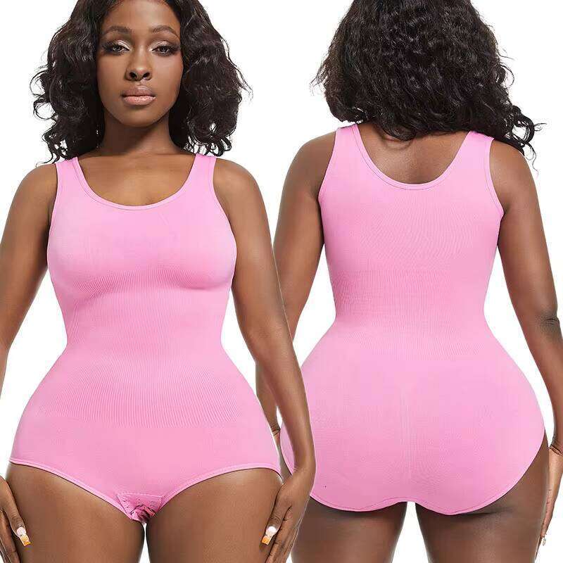 DHessentials Wholesale Plus Size Seamless Shapewear Ladies Tummy Control Bodysuit Body Shaper Colombianas Underwear made of Spandex