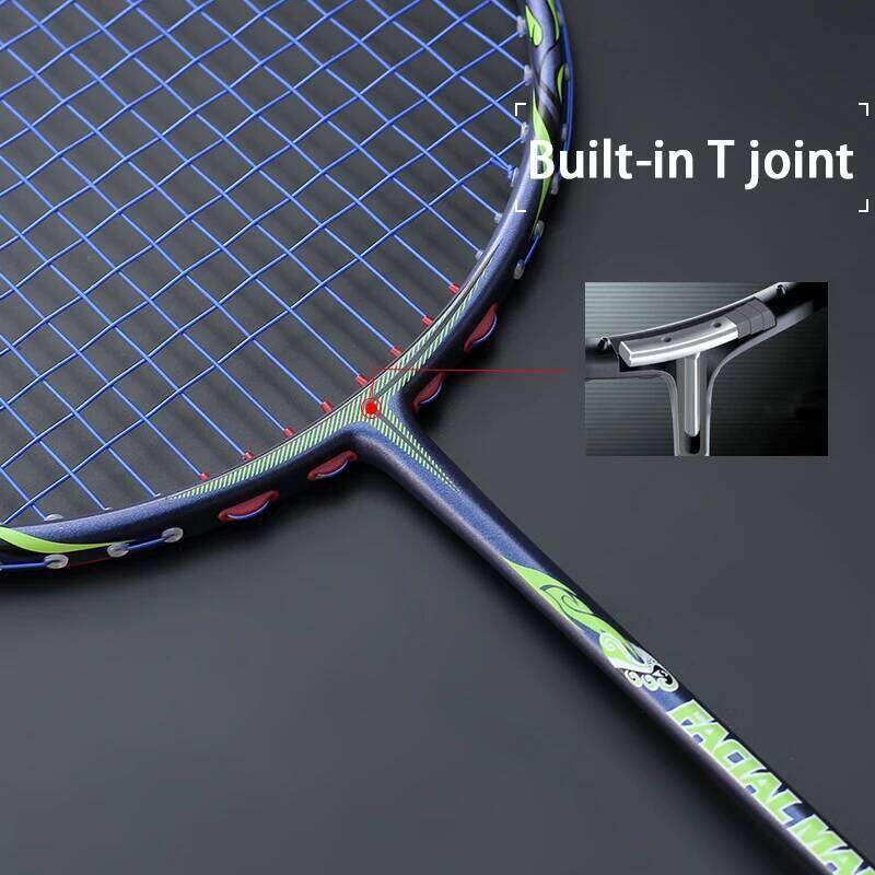 Chinese Style Professional Ultralight 9U 57G Full Carbon Fiber Badminton Rackets With String Bags Max 32LBS Racket Sports Padel