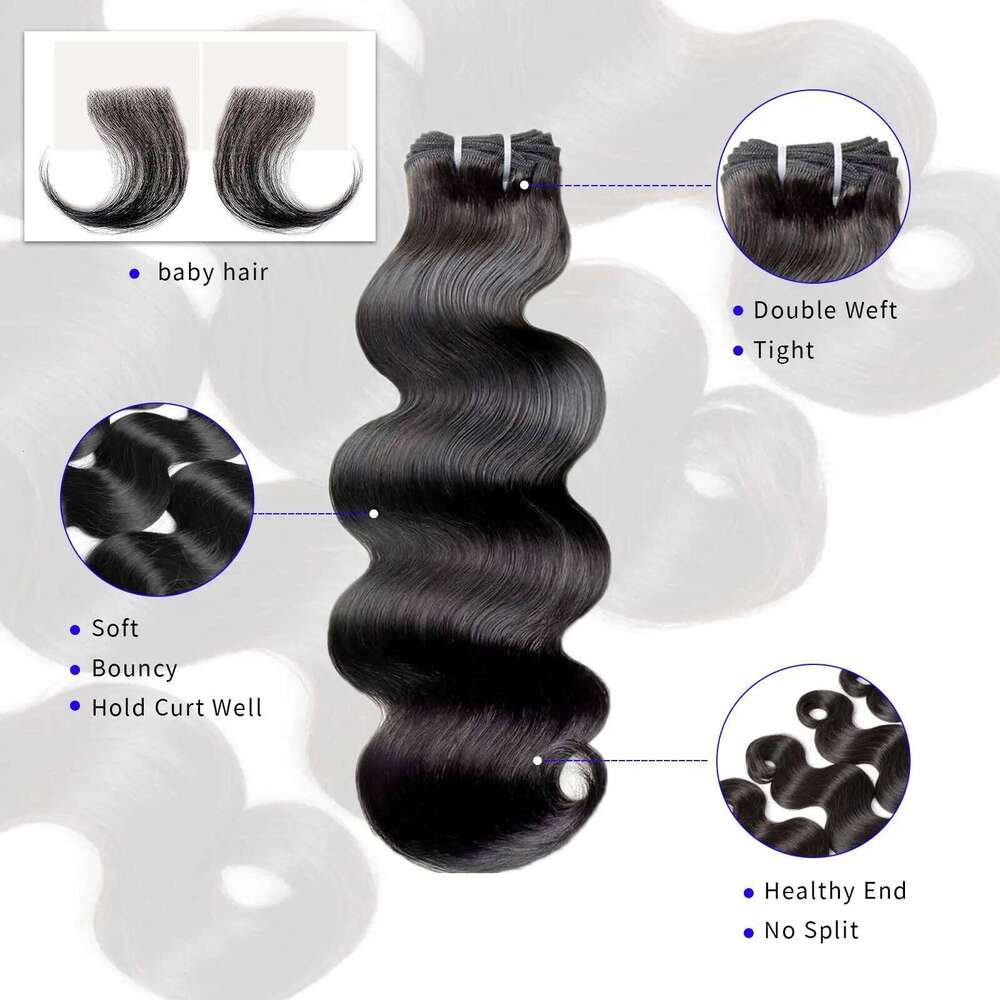 12A 100% Unprocessed Brazilian Human Weave Bundles 20 22 24 Inch Body Wave Hair Extensions