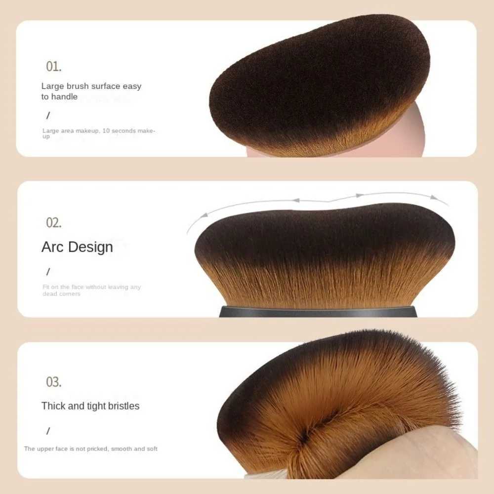 Soft Body Makeup Brush Extra Large Multifunctional Kabuki Brush Professional 65mm Wide-headed Foundation Brush For Self Tanner W250605