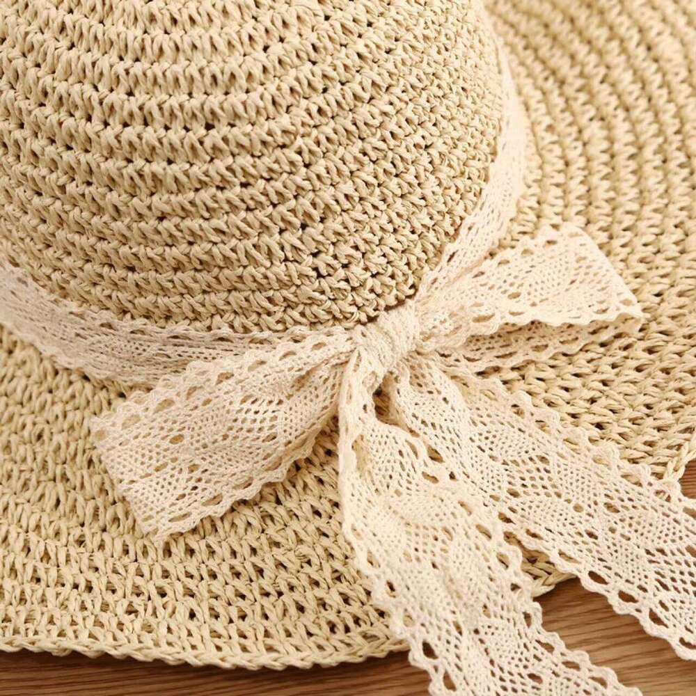 Wholesale Summer Women Wide Brim Sun Protection Promotional Unisex Beach Straw Hats