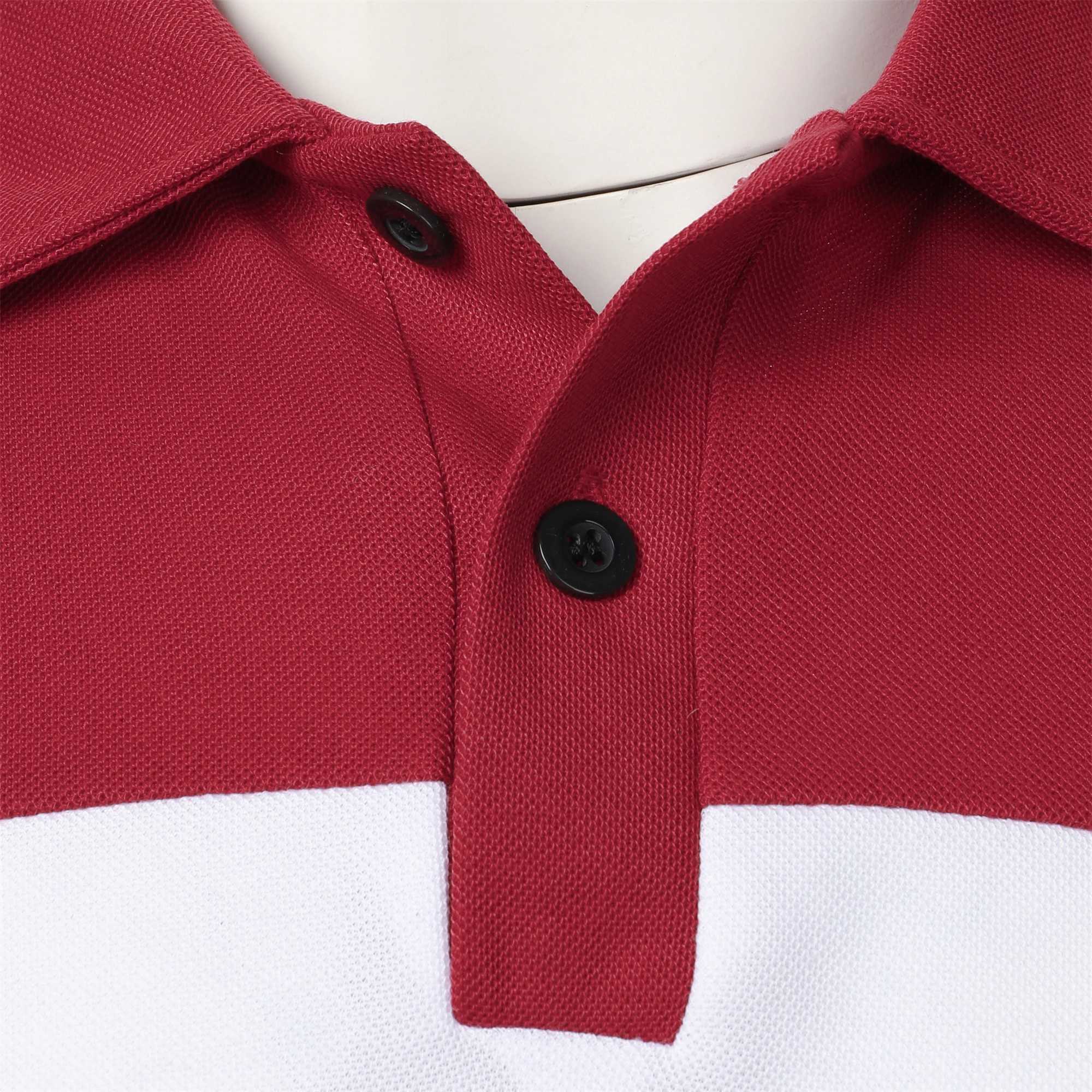 Mens Short Sleeve Shirt with Chest Three Stripes Color Matching Fashion with Mens Lapel Short Sleeve XJ250605