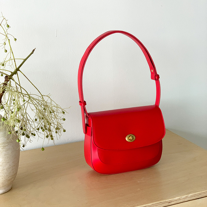 Chic Niche Ladies' PU Lock Closure Backpack Style Handbag for Casual Outings & Daily Use