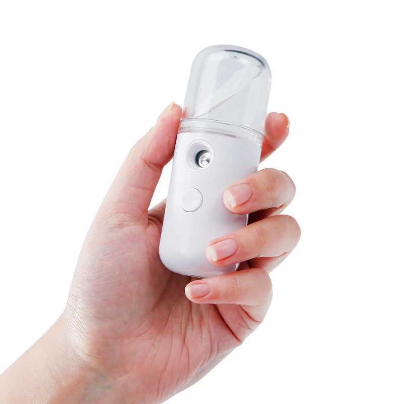 30ML Mini Nano Facial Sprayer Portable USB Nebulizer Face steamer Humidifier Hydrating Women Beauty Skin Care Tools XJ250607