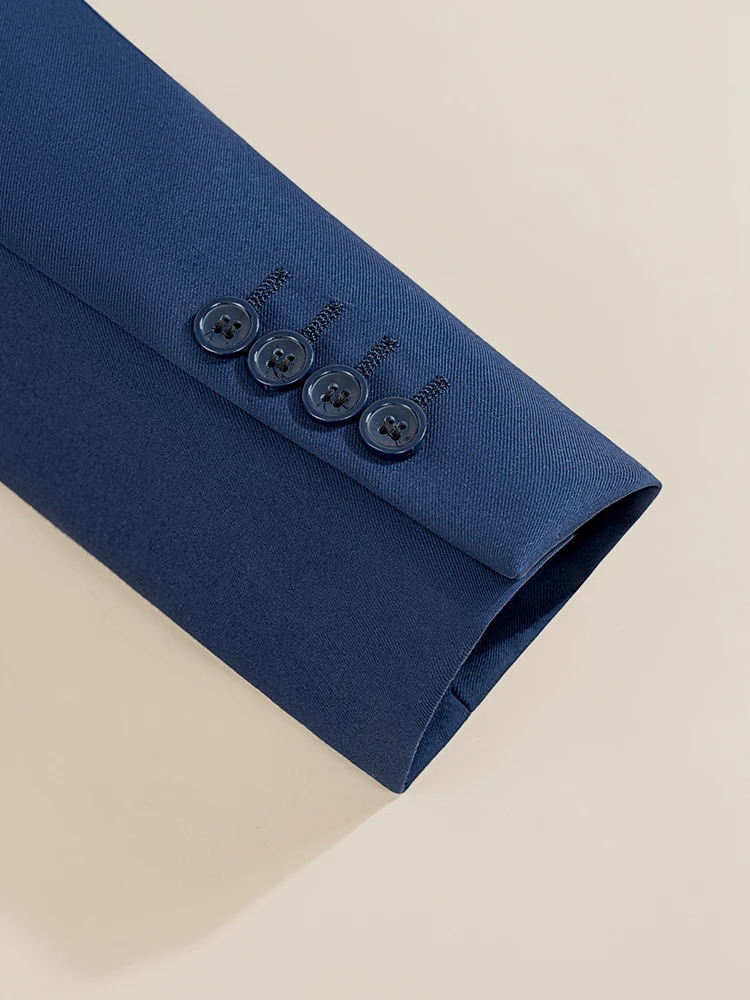 ST Cassy High Quality Mens Suit Slim Fit Solid Color Suit Formal Business Office Single Breasted Coat Pants 2 Pieces Set 250530