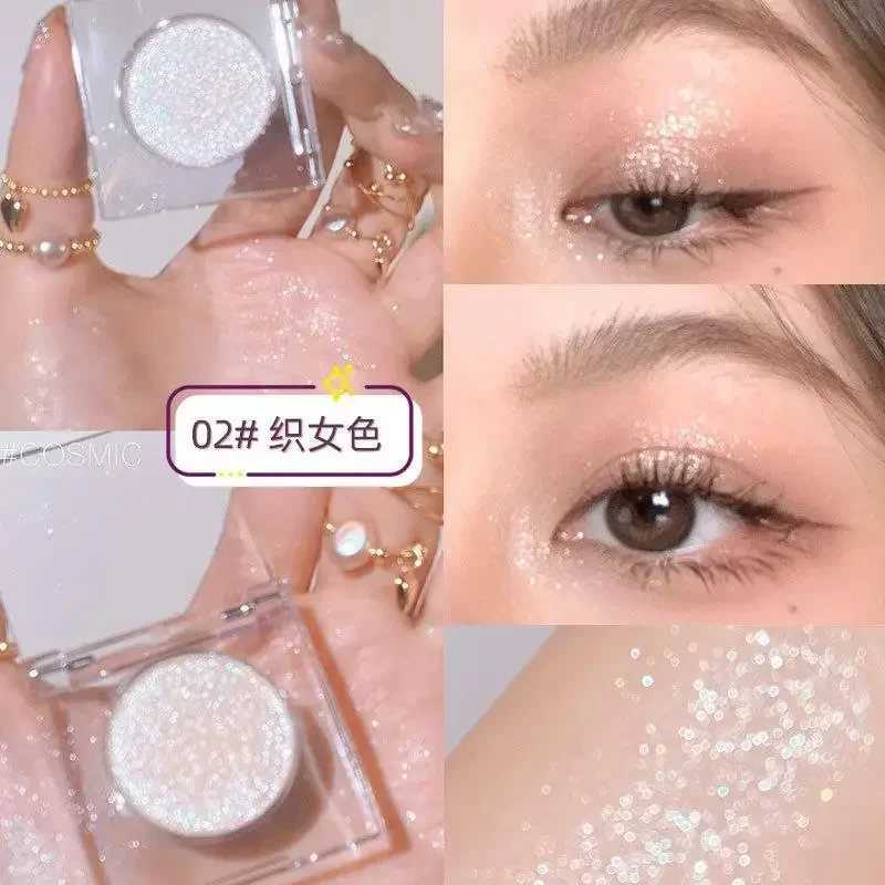 Hot Monochrome Eyeshadows Cowherd Weaver Girl Pearlescent Fine Glitter Sequins Cement Matte Student Eye Shadow Palette Wholesale W250605