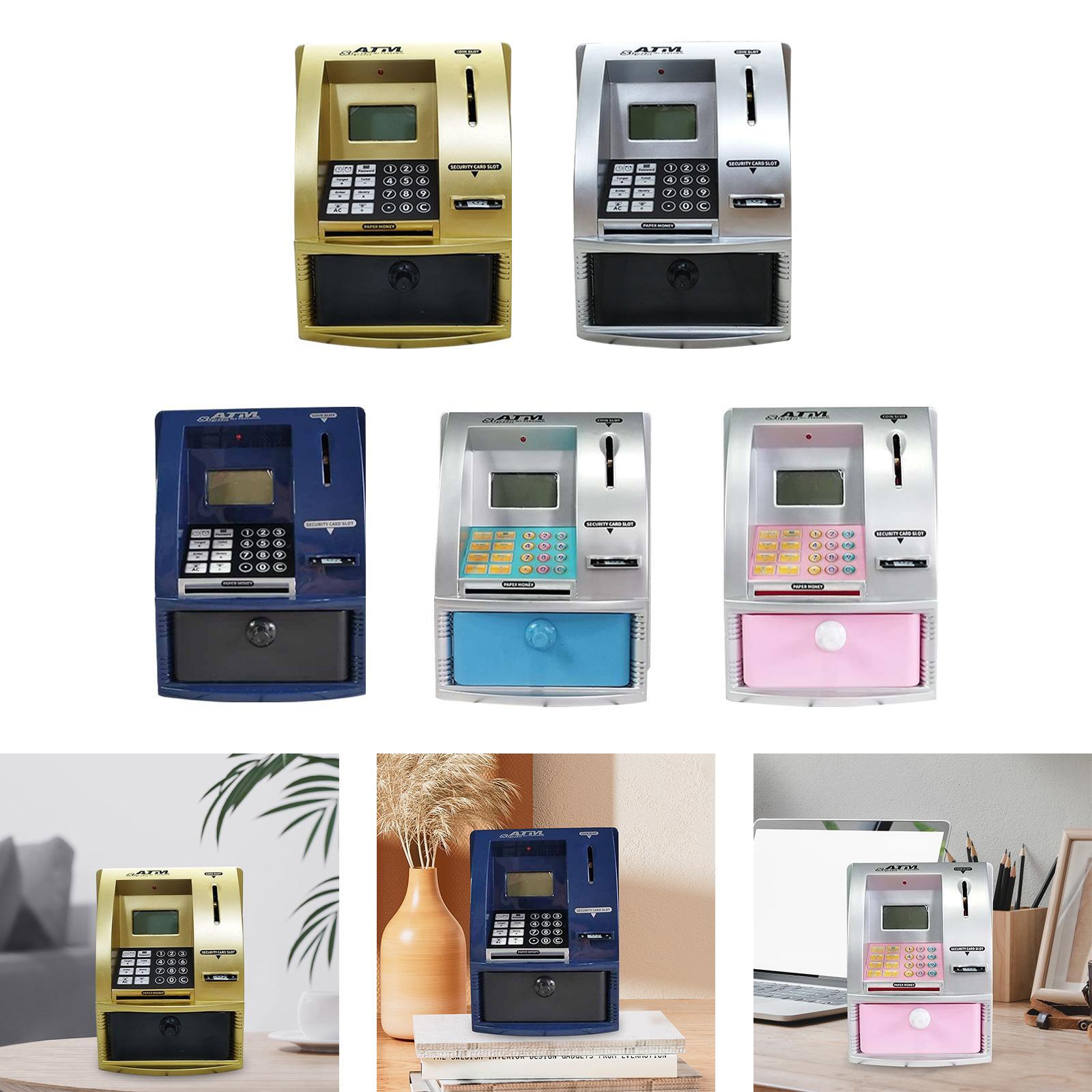 ATM Piggy Bank for Kids Money Saving Box for Ages 3 4 5 6 7 8 Years Old