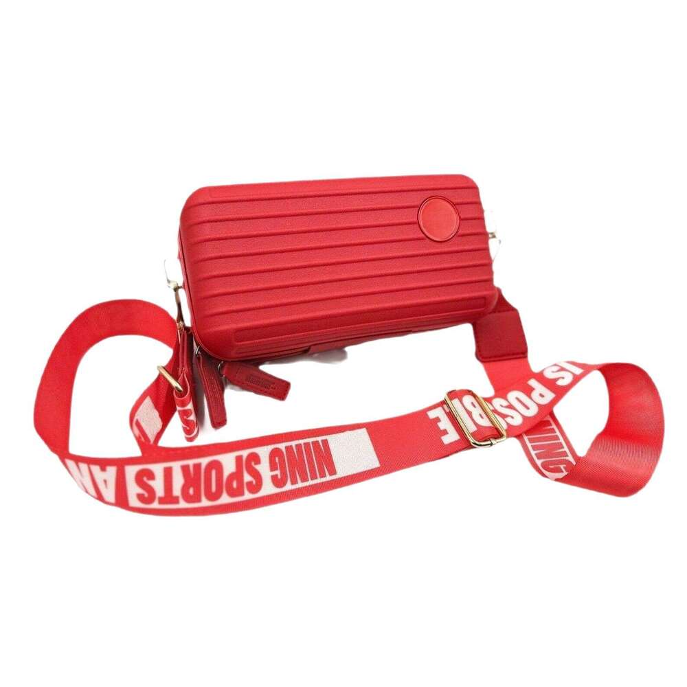 New Single Shoulder Crossbody Bag for Women, Portable Versatile High-end Makeup Storage Small Square Bag, Hard Shell Large Capacity