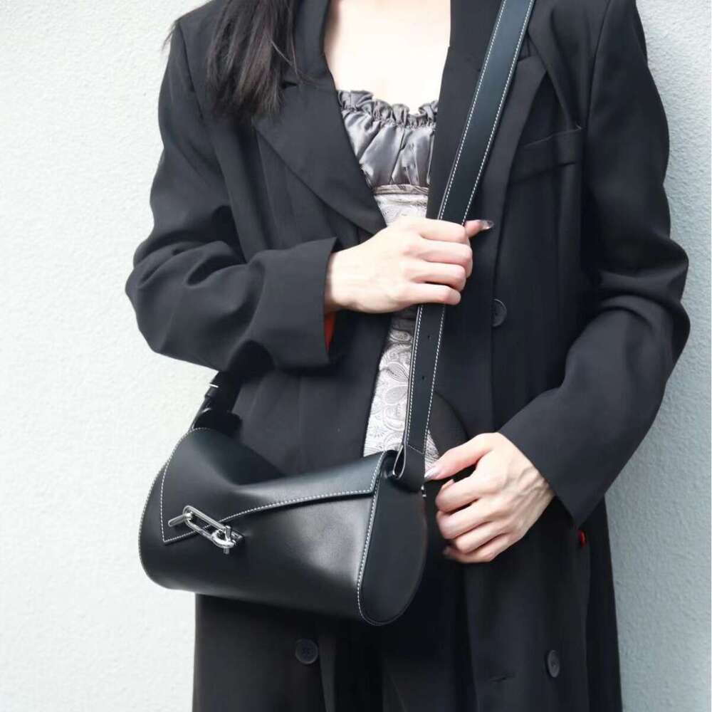 TADFAB Medium Lock Box Interlock Colorful Small Square Niche Versatile Unisex Crossbody Underarm Bag