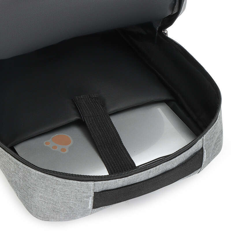 New Men's Business Backpack USB Charging Casual Women's Student School Simple Fashion Laptop Bag Three-Piece Set