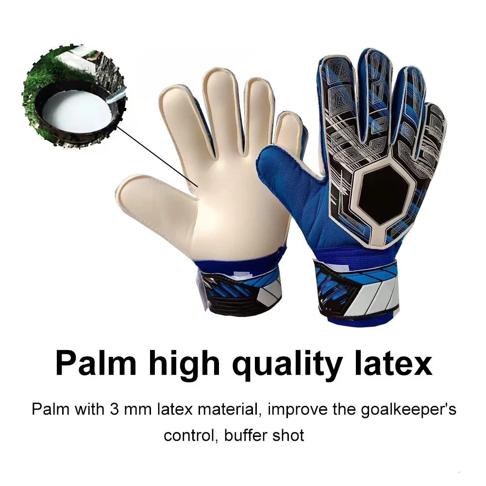 Child/Adult Non-Slip Latex Football Gloves Sports Goalkeeper Gloves Goalkeeper Football Gloves 250605