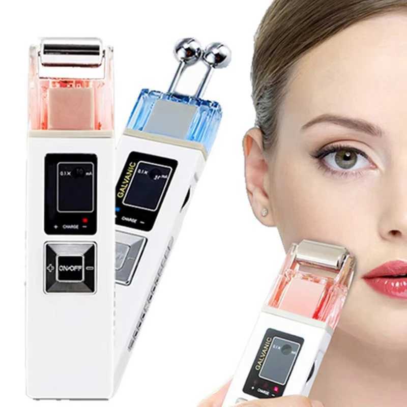 Wireless Galvanic Microcurrent Skin Firming Machine Face Skin Cleaner Skin Tightening Tools Facial Lifting Device Massage Roller XJ250607