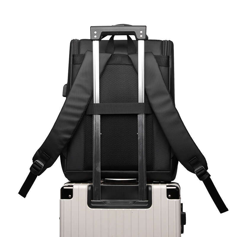 New Casual Laptop with USB, Men's Business Travel Large Capacity Backpack, Student School Bag