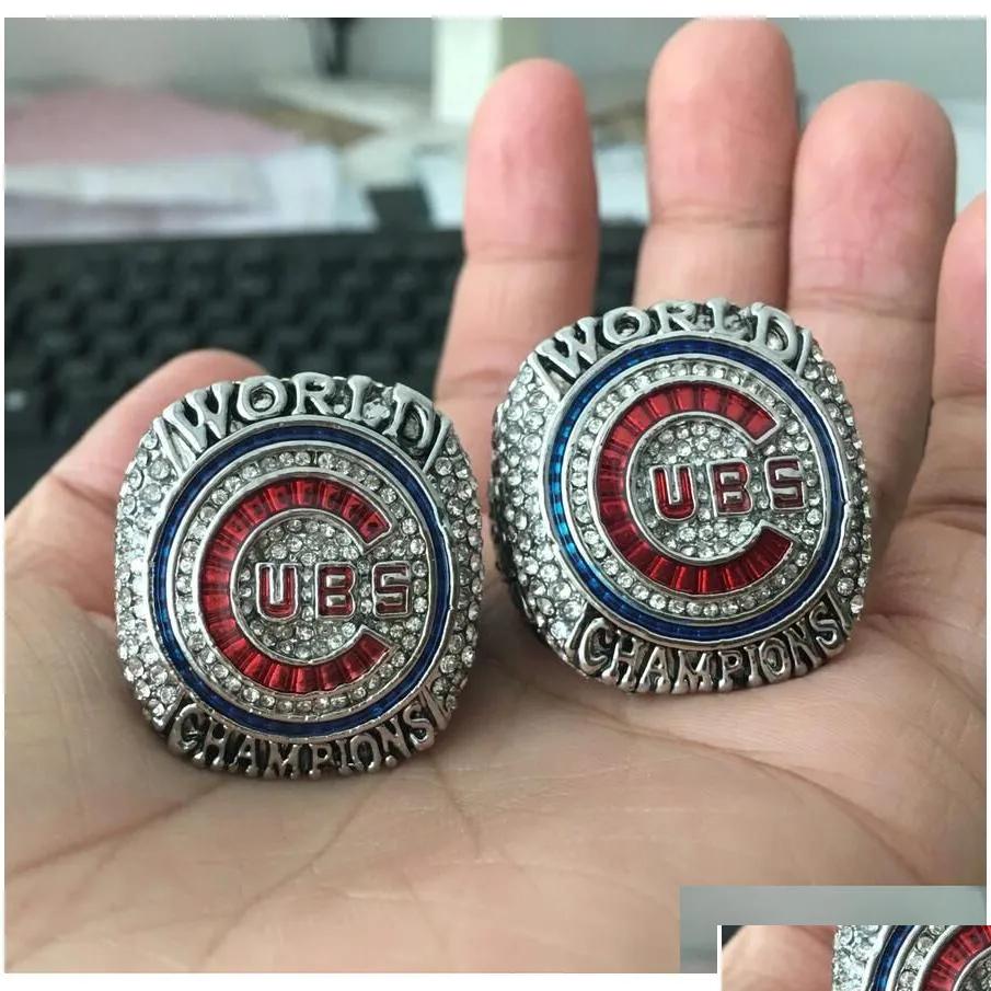 Cluster Rings Chicago World Series Baseball Championship Rizzo Bryant Baez Sport Souvenir Men Fan Gift 2022 2023 Wholesale Hip Hop P Dherp