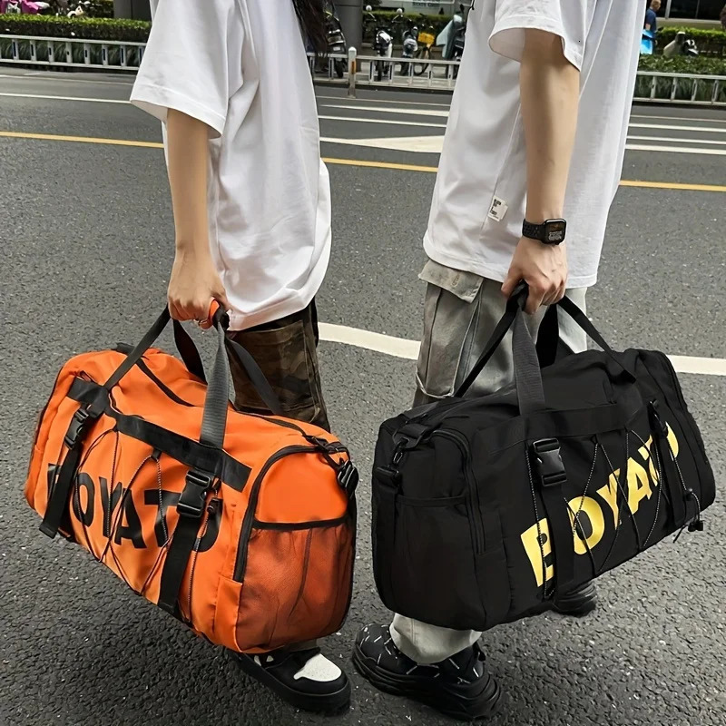 Large-Capacity Short-Distance Business Trip Travel Bag Training Storage Bag Lightweight Independent Shoe Compartment Fitness Bag 250530