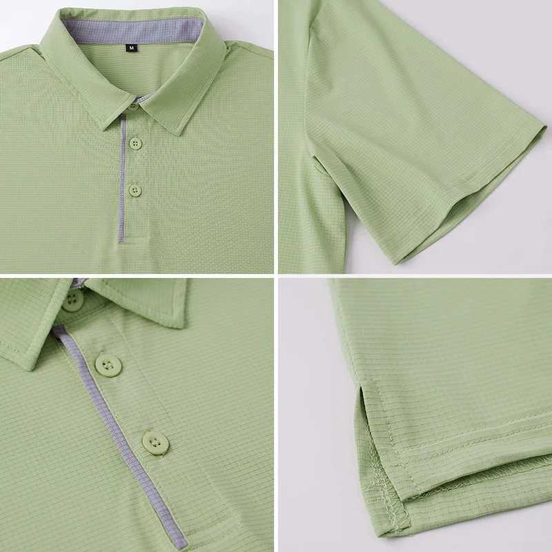 Mens Quick Dry Athletic Polo Shirt Lightweight Cool Sport Running Workout T Shirt Summer Casual Activewear Outdoor Golf Shirts XJ250605