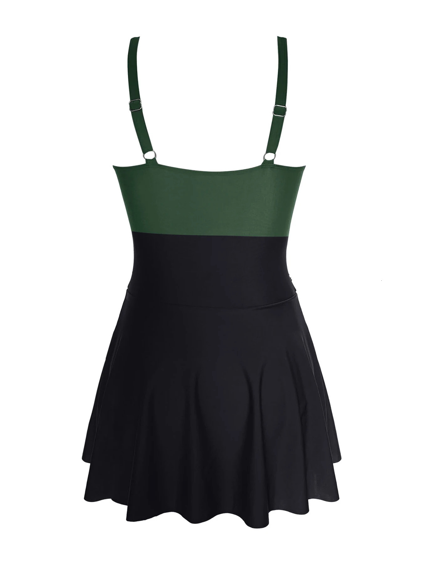 DeepV Cross One Piece Swimsuit For Women Plus Size Swimwear Female Bathing Suit Skirt Summer Beachwear Swimming Suit 250604