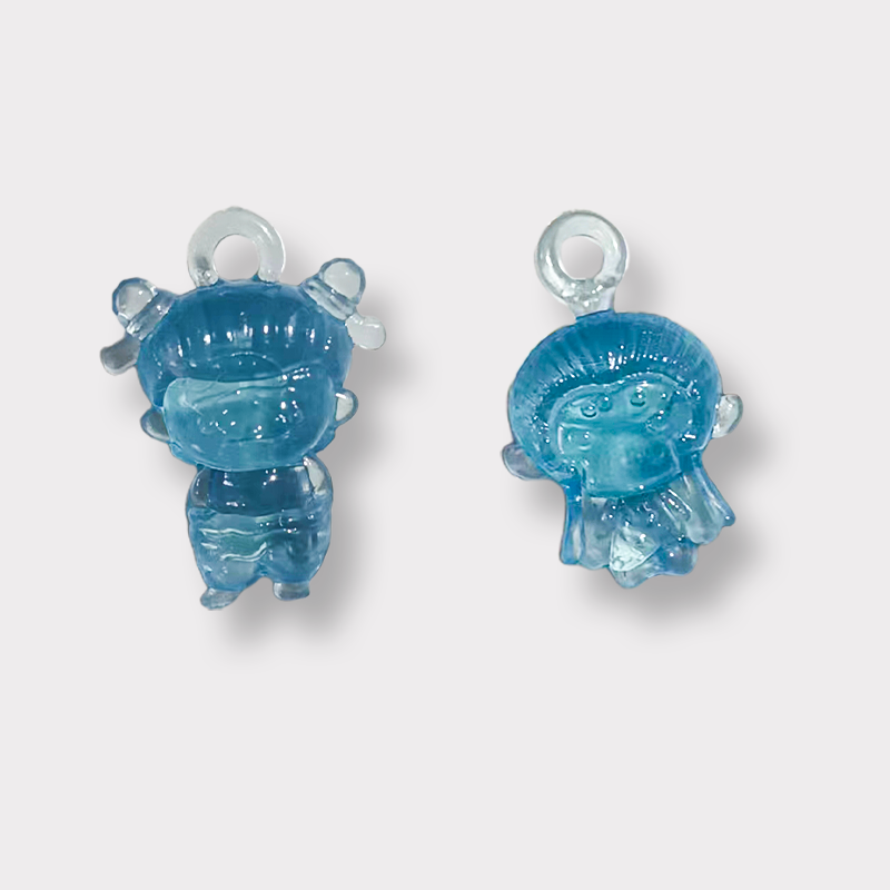 2025 New Acrylic Transparent Small and Delicate Ne Zha Anime Character Series Modelling Charms Small Pendant