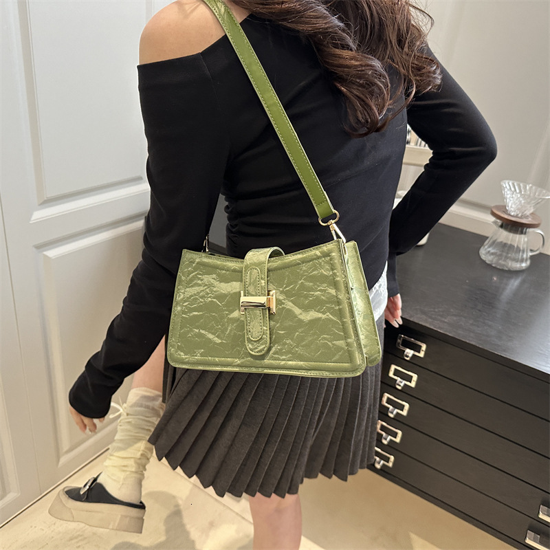 designer Trendy Chic Small Niche Design Small Square Bag 2025 Spring New Fashion Women's Casual Shoulder Crossbody Bag