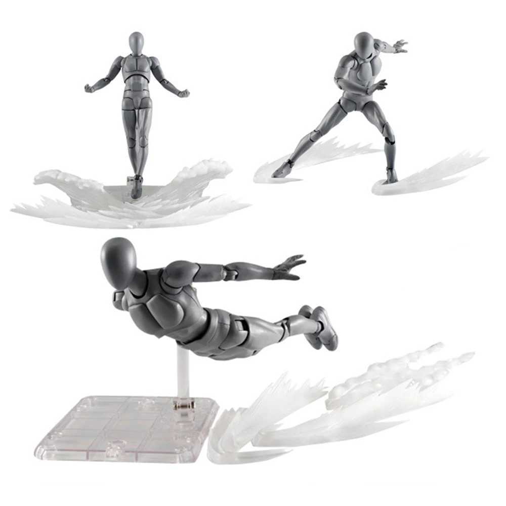 Ice Special Effects and Whirlwind Flame Scene Effects Decoration Toys Luffy Ace Action Figures Mode Toys Bakugou no Hero Dolls XJ250605