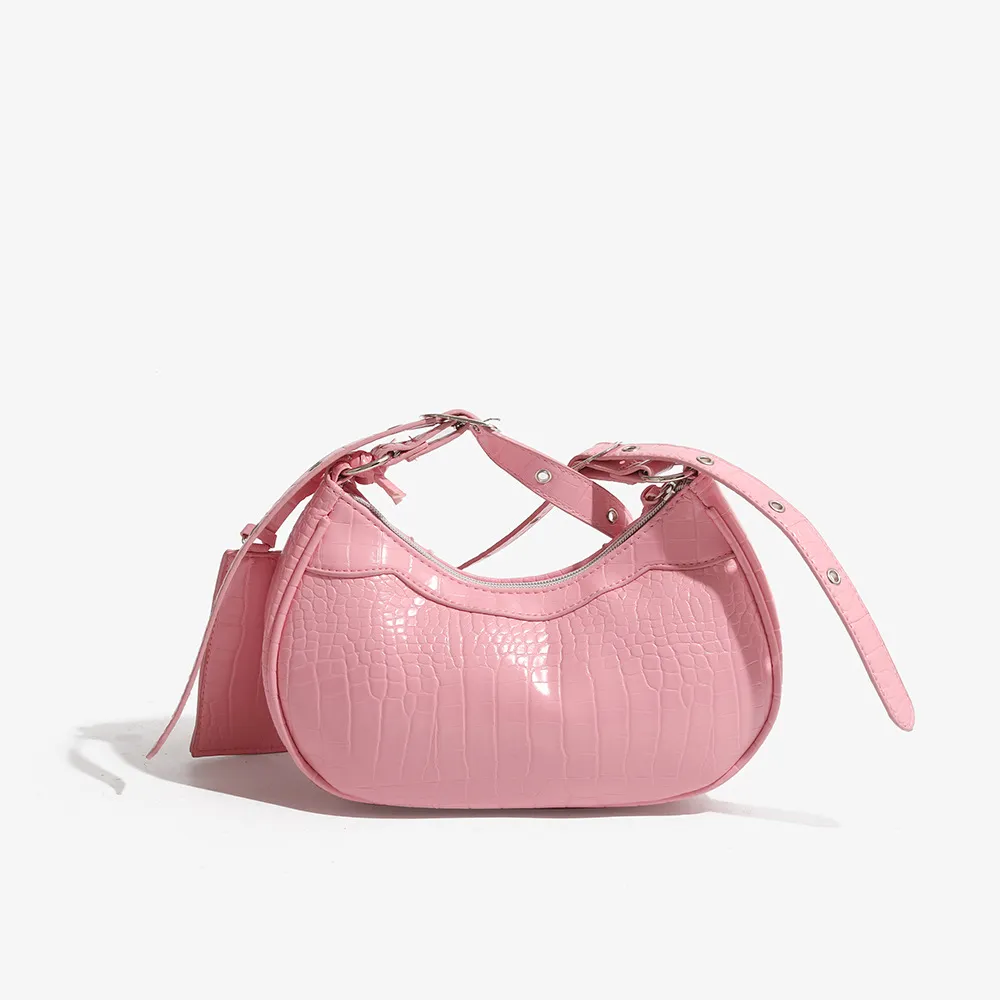 Designer bag Fashion Shoulder Bag Luxury Bag Crossbody Purse Designer Fashionable motorcycle bag underarm bag rivet tassel high-end pleated bag single