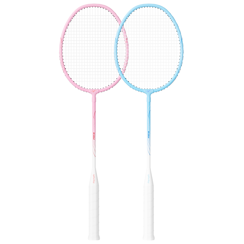Beginner Badminton Racket Set Free Shuttlecocks Grip Tape Carry Bag Lightweight Alloy
