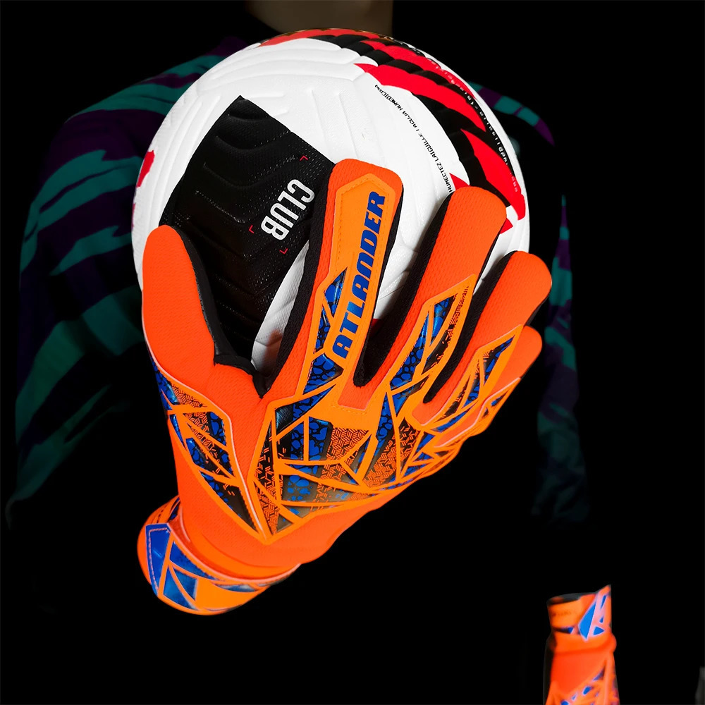 Goalkeeper Gloves Kids Adults Anti-Slip Latex Football High Quality Soccer Strong Grip Match Training Wrist Strap Goalie Glove 250605