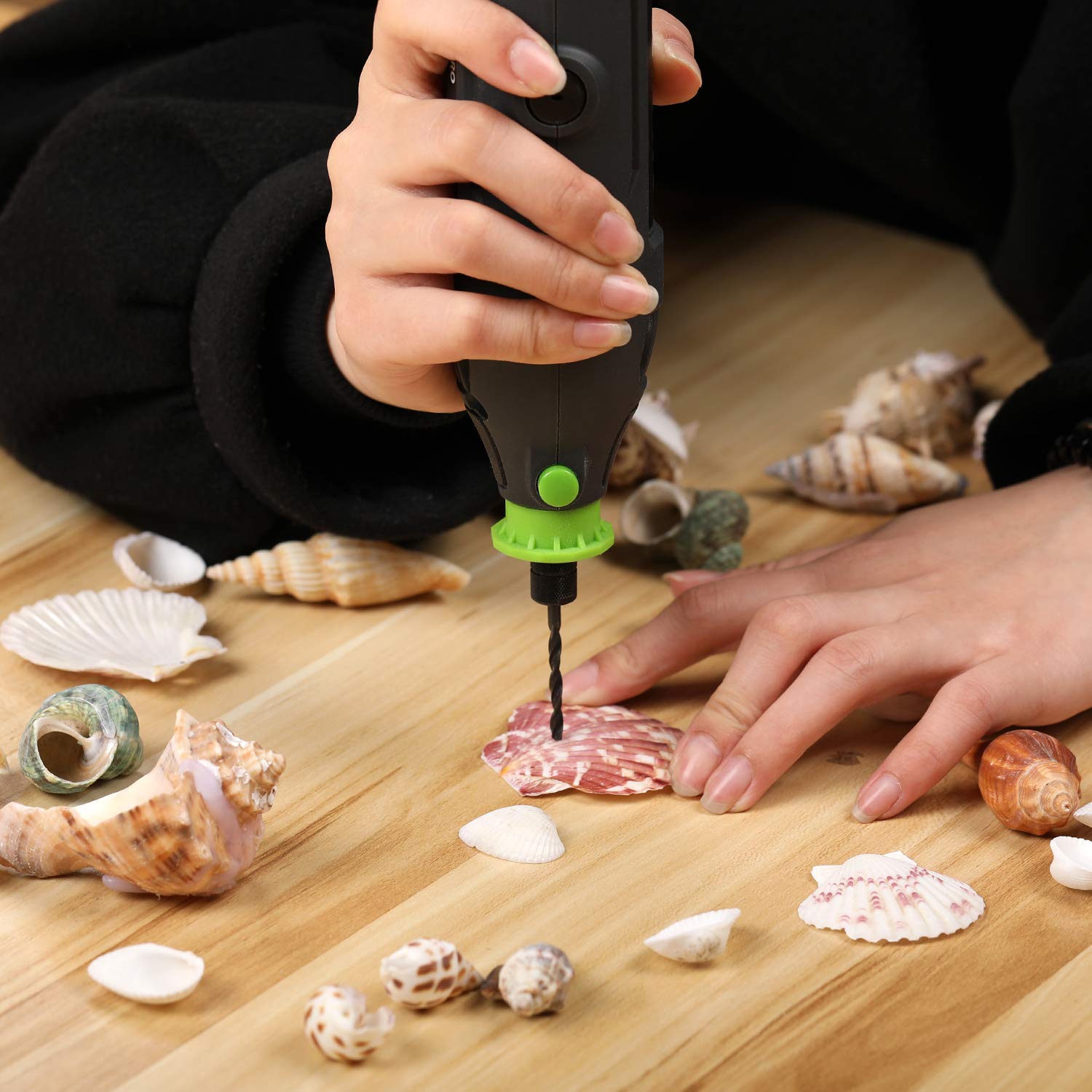 GALAX PRO Rotary Tool Kit, 135W Variable Speed Control 8000-35000 RPM Rotary Tool with 48PCS Accessories Kit for Craft Projects and DIY Projects