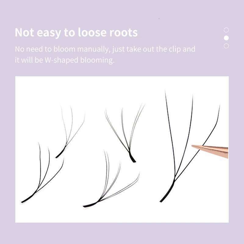 DIYDAY Shape Eyelashes W Shaped Bloom 3d 4d 5d 6d 7d 8d Eye Lashes Natural Soft Premade Fan Lash Extensions free shipping