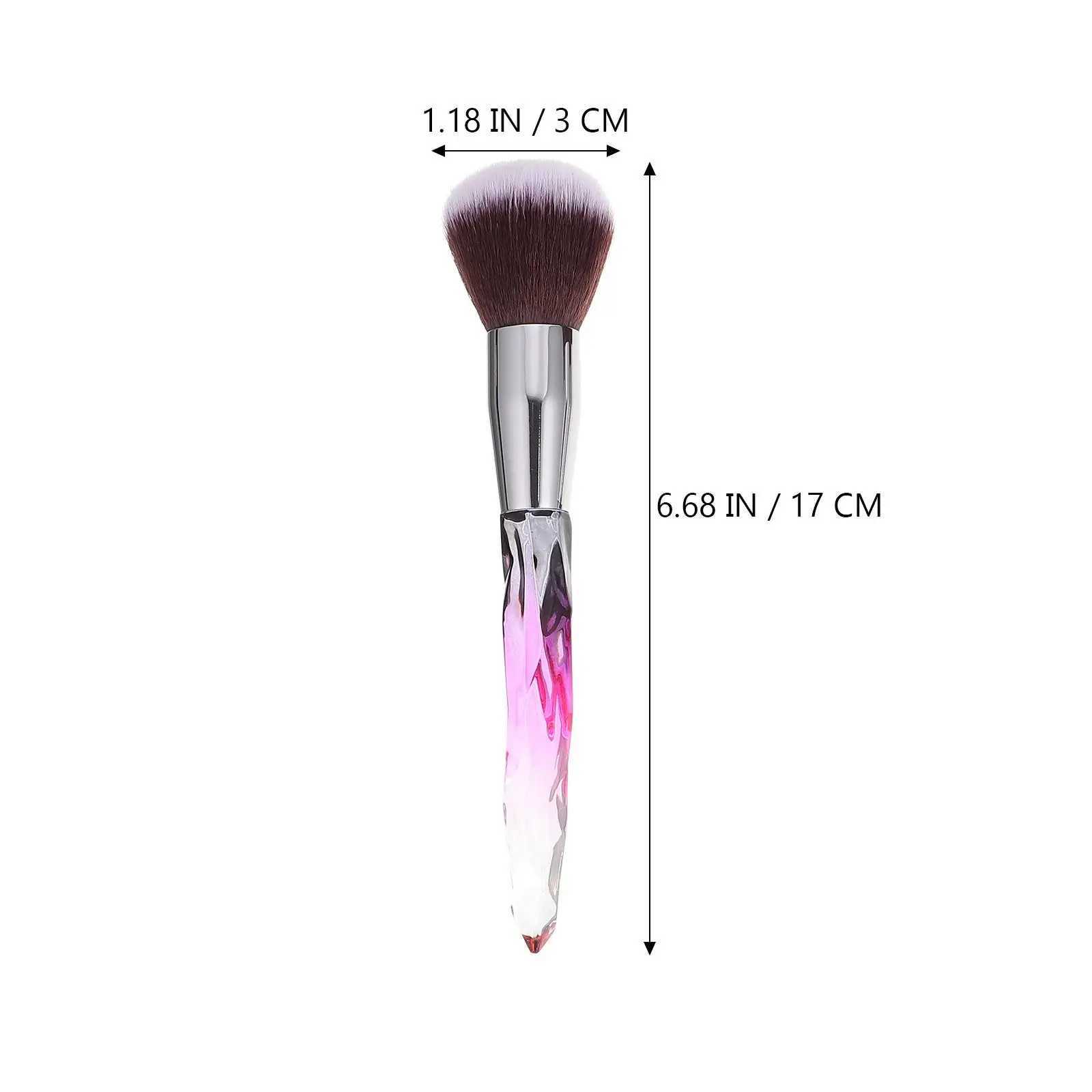 10 Pcs Plastic Handle Makeup Brush Kit for Women B Suit Crystal Fiber Wool Tool Miss Eyeshadow W250605
