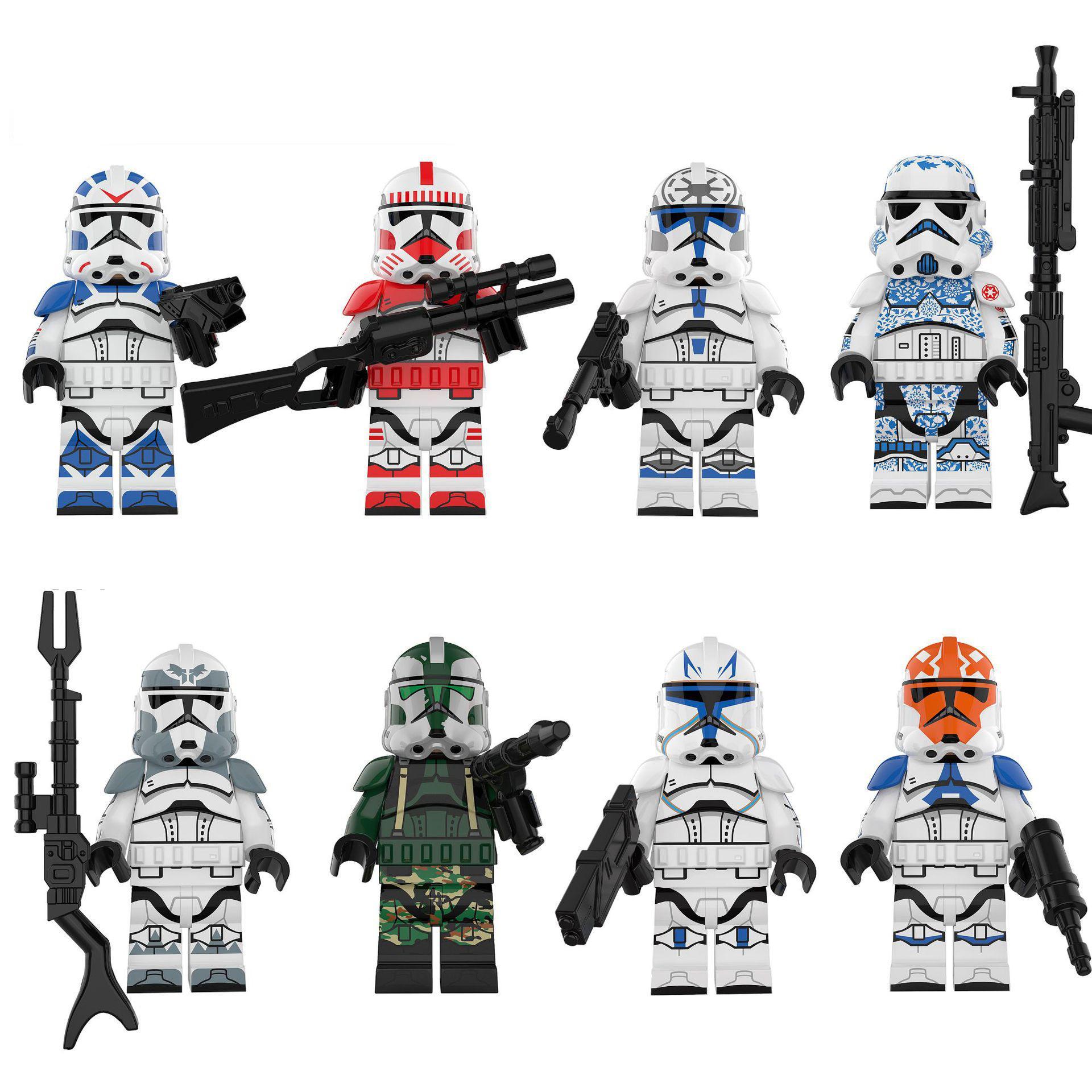 Minifig Kt1042 Space Wars Minifigs Mini Toy Figures Stormtrooper Snowstorm Trooper Building Blocks Drop Delivery Toys Gifts Model Bri Dh7Um