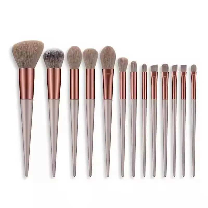 13Pcs Makeup Brush Set Soft Fluffy Portable Soft Hair Powder Ber brush eye shadow brush full set of beauty tools W250605