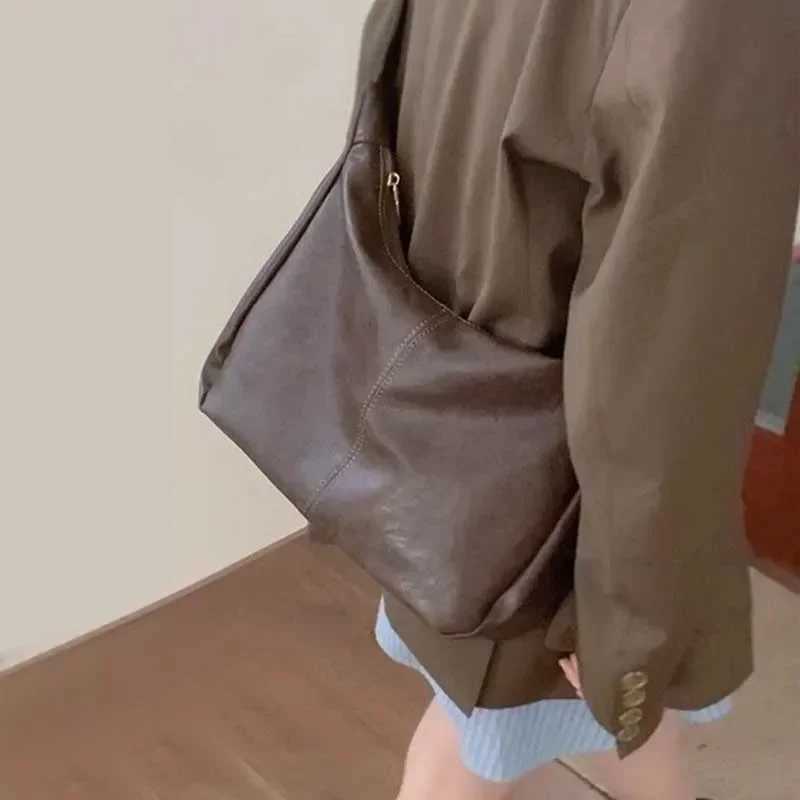 Maillard Shoulder Bag Women 2024 New Trendy South Korean Tote Bag All-Mah Large Capacity Shoulder Bag Handbag for Women XJ250605