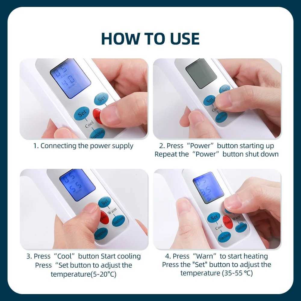 Cold Hot Compress Machine Ice Cryotherapy Reduce Swelling Skin Cooler Warm Heating Therapy Relax Muscles Relief Pain Allergy Care XJ250607