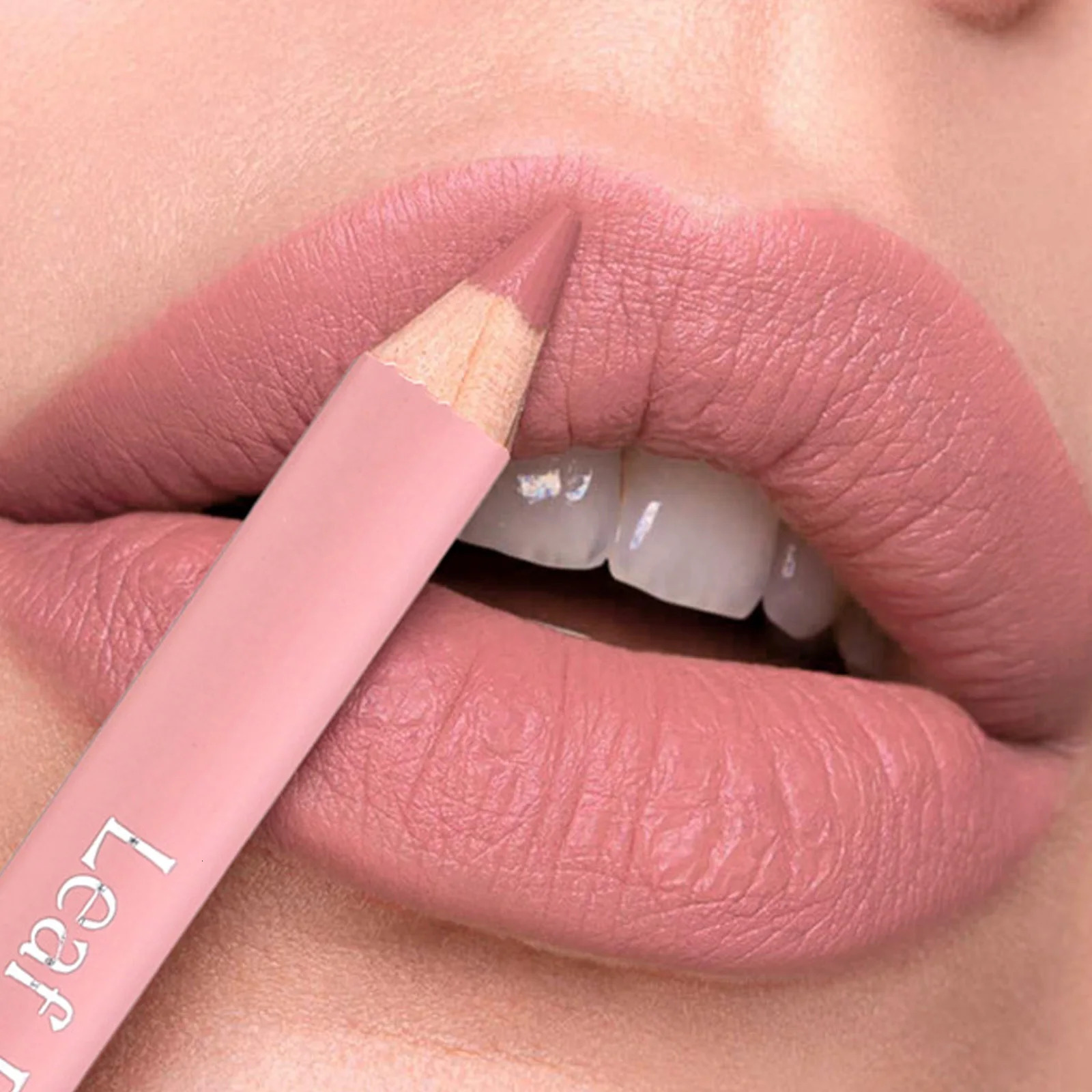 12Color Matte Lipliner Pencil Waterproof Plumping Stain Lipstick Natural Nude Pink Lip Liner Pro Outline The Lips Contour Makeup 250605