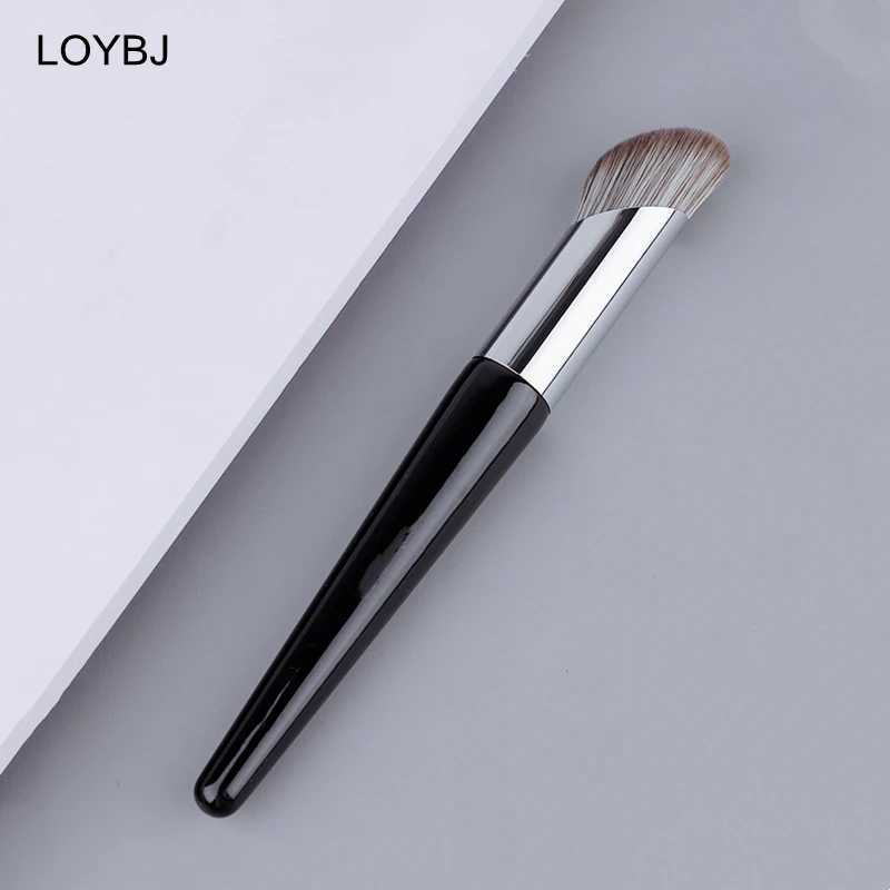 LOYBJ 1pcs Finger Belly Foundation Makeup Brushes Cosmetic Powder Liquid Foundation Concealer Cream Bevel Head Make Up Brush W250605